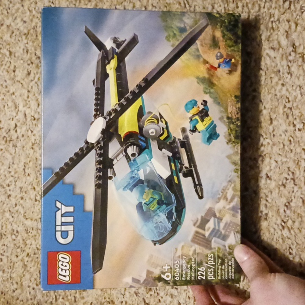 Lego city helicopter